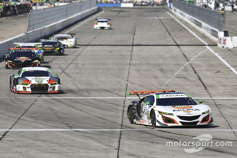 #93 Michael Shank Racing Acura NSX: Andy Lally, Katherine Legge, Mark Wilkins