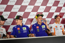 Cal Crutchlow, Team LCR Honda, Maverick Vinales, Yamaha Factory Racing, Valentino Rossi, Yamaha Fact