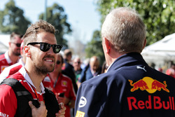 Sebastian Vettel, Ferrari, Helmut Marko, Red Bull Motorsport