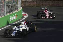 Felipe Massa, Williams FW40, Esteban Ocon, Sahara Force India F1 VJM10