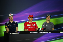 Daniil Kvyat, Scuderia Toro Rosso, Kimi Raikkonen, Ferrari and Stoffel Vandoorne, McLaren