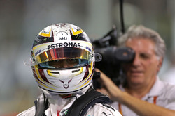 Le poleman Lewis Hamilton, Mercedes AMG F1