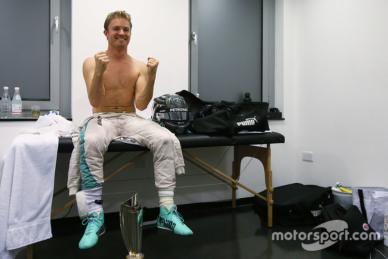 Nico Rosberg, Mercedes AMG F1 celebra su campeonato del mundo