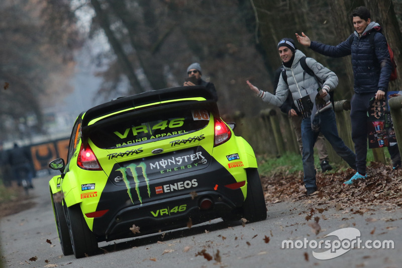 Valentino Rossi, Carlo Cassina, Ford Fiesta