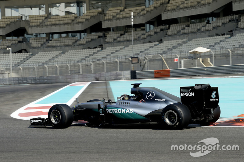 Pascal Wehrlein, Mercedes AMG F1 testing the new 2017 Pirelli tyres