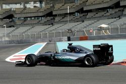 Pascal Wehrlein, Mercedes AMG F1 testing the new 2017 Pirelli tyres
