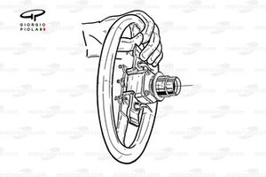 Ferrari F1-90 (641) 1990, operazione di cambio della marcia