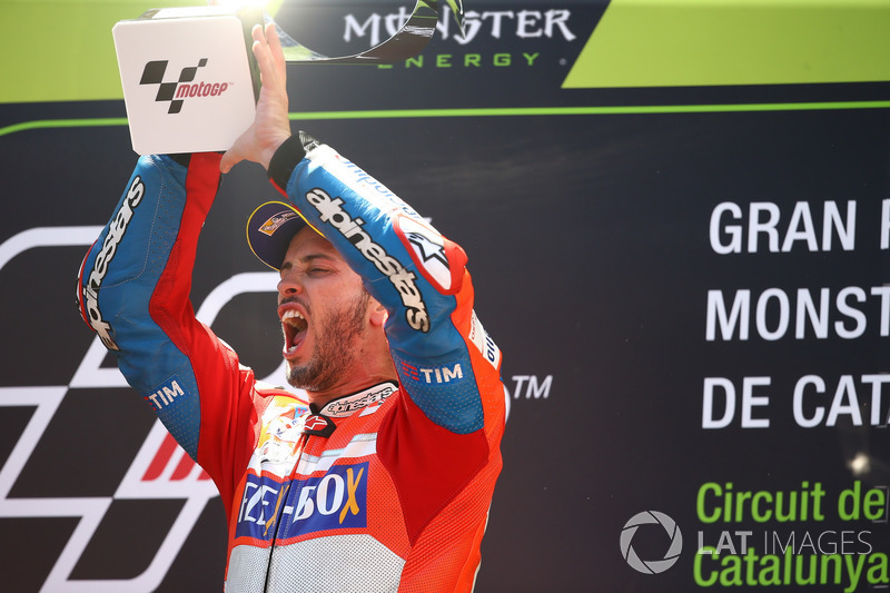 Il vincitore della gara, Andrea Dovizioso, Ducati Team