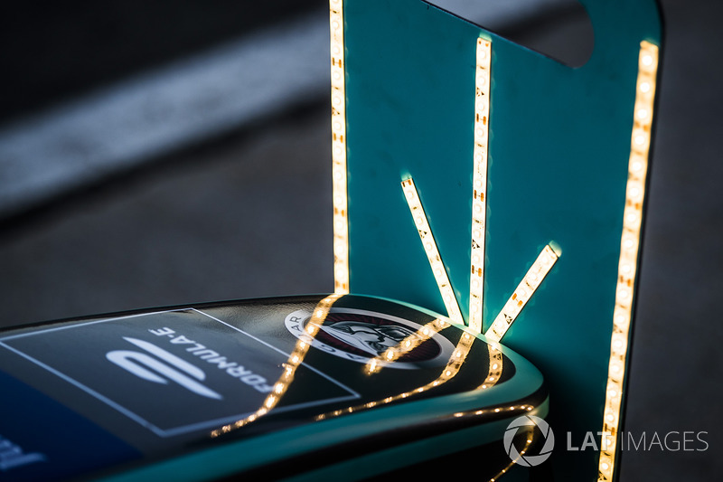 Panasonic Jaguar Racing pit stop board
