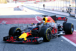 Daniel Ricciardo, Red Bull Racing RB13 avec des équipements de mesure