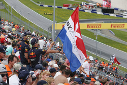 Fans van Max Verstappen, Red Bull Racing