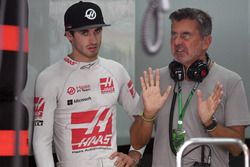 Antonio Giovinazzi, Haas F1 Team ed Enrico Zanarini, Driver Manager