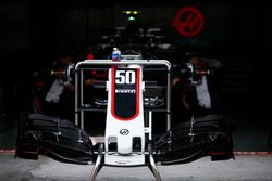 Nose detail of Antonio Giovinazzi, Haas F1 Team Team