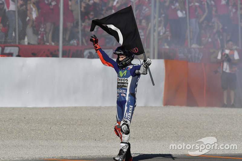 Race winner Jorge Lorenzo, Yamaha Factory Racing