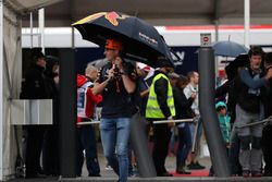 Max Verstappen, Red Bull Racing arrives in the Paddock