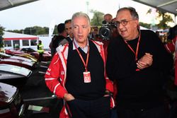 Sergio Marchionne, CEO FIAT and Piero Lardi Ferrari, Ferrari Vice President at Ferrari 70th Anniversary