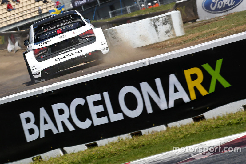 Rallycrosss-Action in Barcelona