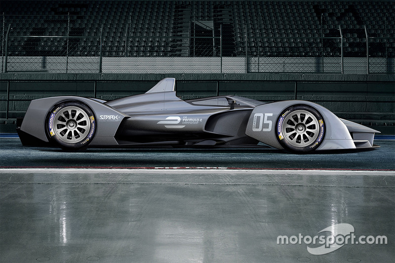 Rancangan mobil Formula E Spark Racing