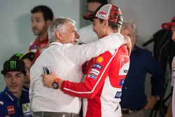 Jorge Lorenzo, Ducati Team, mit Giacomo Agostini