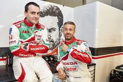 Norbert Michelisz, Honda Racing Team JAS, Honda Civic WTCC y Tiago Monteiro, Honda Racing Team JAS, 