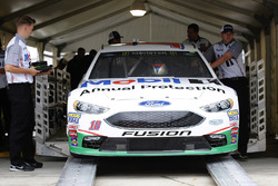 Danica Patrick, Stewart-Haas Racing Ford goes through inspection