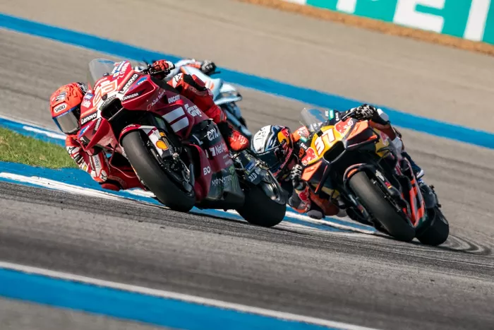Pedro Acosta, Red Bull KTM Factory Racing, Marc Marquez, Ducati Team