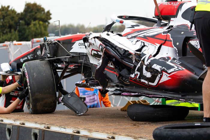 Winners and losers from F1's fraught Japanese Grand Prix 164 Oliver Bearman, Haas F1 Team car after his crash