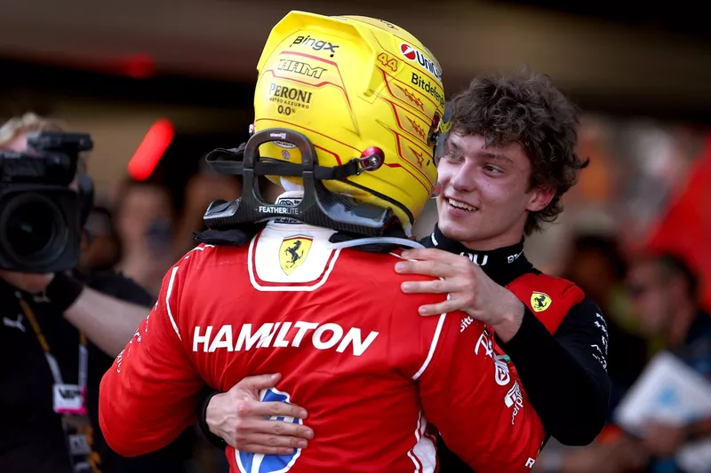 Andrea Kimi Antonelli, Mercedes, Lewis Hamilton, Ferrari