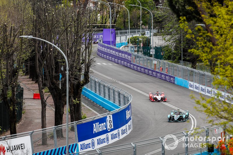 Alex Lynn, Panasonic Jaguar Racing, Jaguar I-Type 3 Pascal Wehrlein, Mahindra Racing, M5 Electro