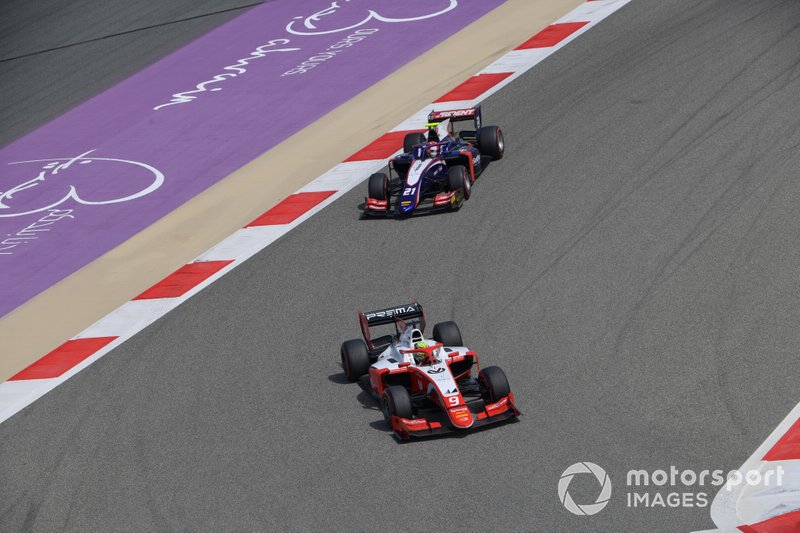 Mick Schumacher, PREMA RACING y Ralph Boschung, TRIDENT