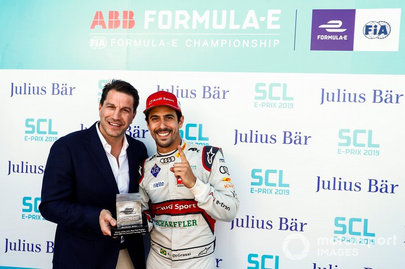 Lucas di Grassi, Audi Sport ABT Schaeffler, logró la pole en el ePrix de Santiago de Chile