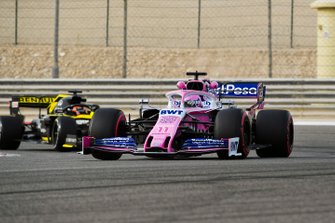 Lance Stroll, Racing Point RP19 en Jack Aitken, Renault R.S. 19
