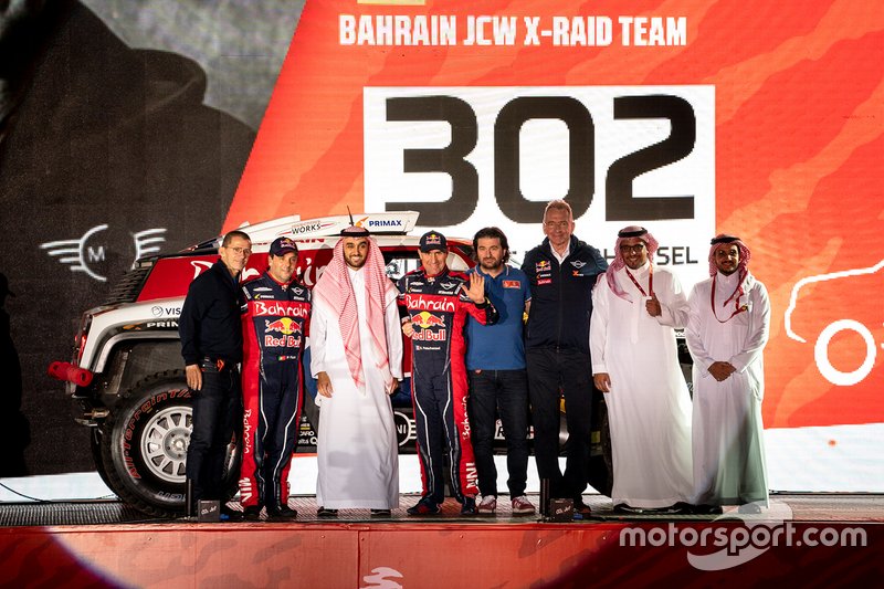 #302 JCW X-Raid Team: Stephane Peterhansel, Paulo Fiuza