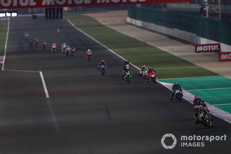 Renn-Action in Losail: Jonathan Rea, Kawasaki Racing Team, führt
