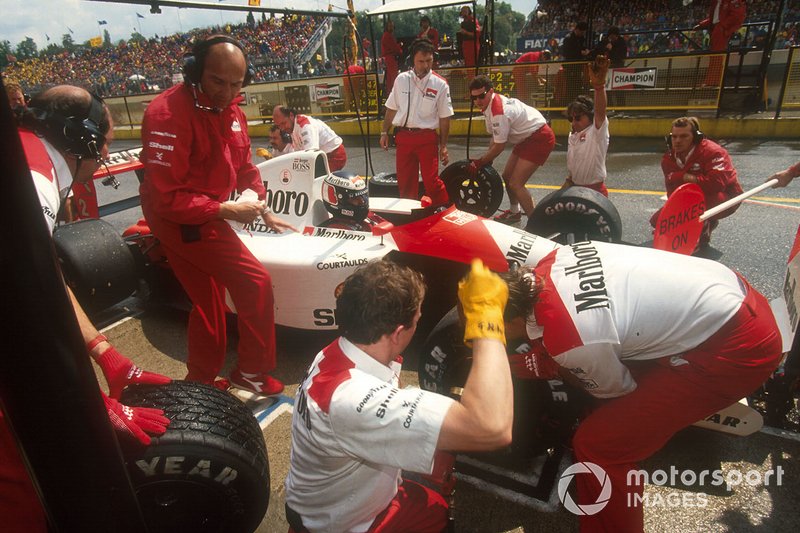 Gerhard Berger, McLaren, Jo Ramirez, McLaren, David Ryan, McLaren