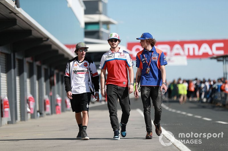 Niccolo Antonelli, SIC58 Squadra Corse, Francesco Bagnaia, Pramac Racing, Marco Bezzecchi, Tech 3