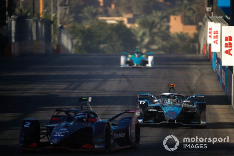Sam Bird, Virgin Racing, Audi e-tron FE06 Nyck De Vries, Mercedes Benz EQ, EQ Silver Arrow 01