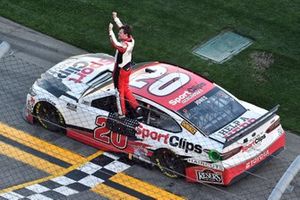 Race winner Erik Jones, Joe Gibbs Racing, Toyota Camry