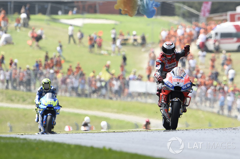 Il vincitore della gara Jorge Lorenzo, Ducati Team