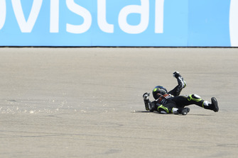 La chute de Cal Crutchlow, Team LCR Honda