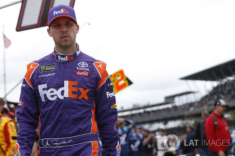 Denny Hamlin, Joe Gibbs Racing, Toyota Camry FedEx Possibilities