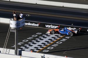 Scott Dixon, Chip Ganassi Racing Honda termine deuxième et remporte le titre