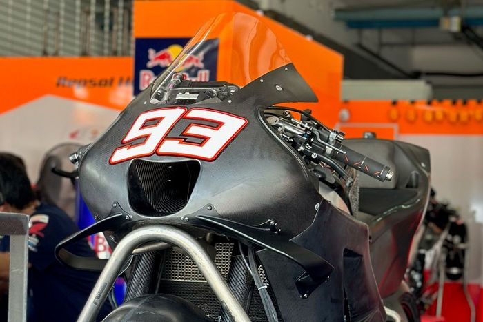 Detalles de la moto del Repsol Honda Team