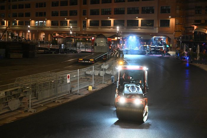 Préparatifs du Grand Prix de Monaco