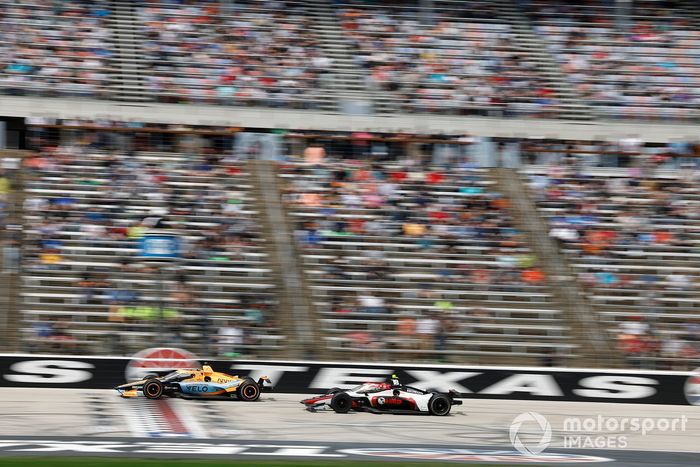 Alexander Rossi, Arrow McLaren Chevrolet, David Malukas, Dale Coyne Racing with HMD Honda