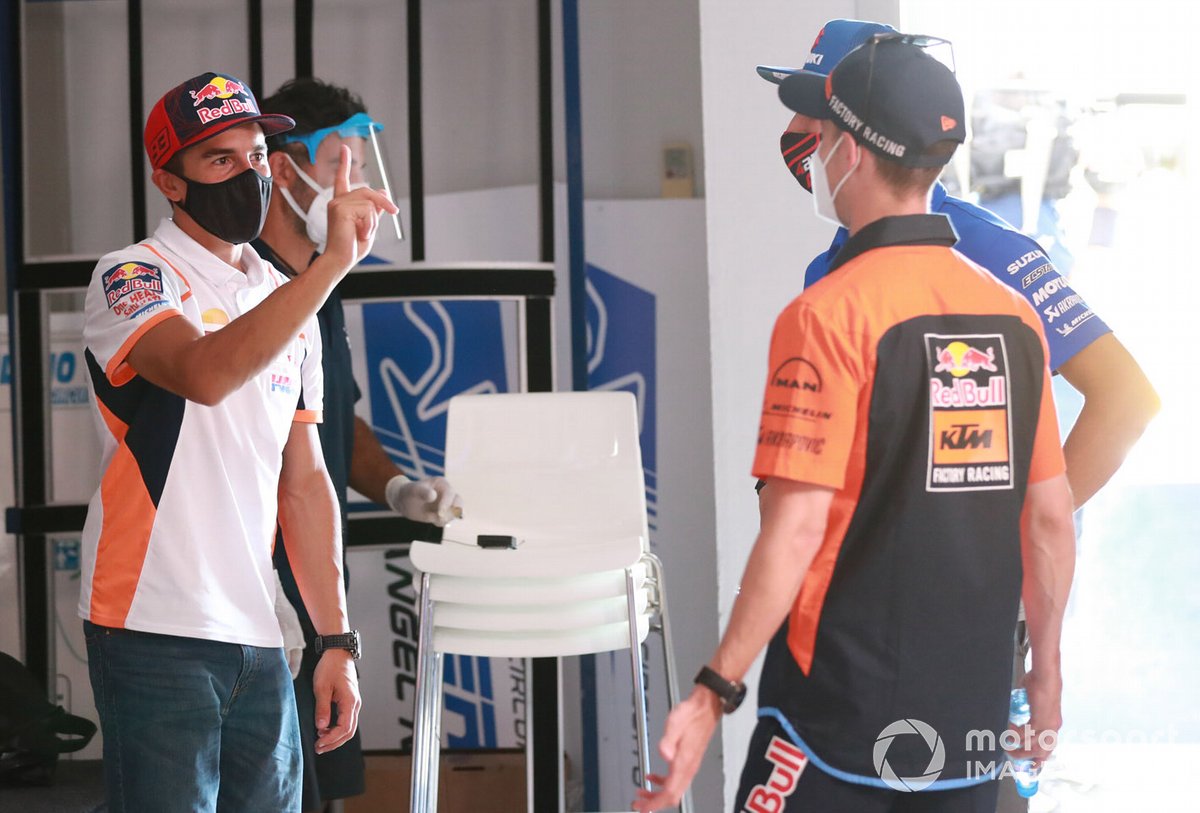 Marc Marquez, Repsol Honda Team, Pol Espargaro, Red Bull KTM Factory Racing