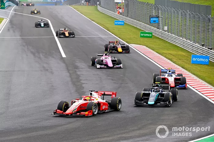 Mick Schumacher, Prema Racing, Dan Ticktum, Dams y Robert Shwartzman, Prema Racing 