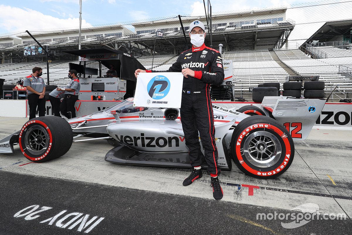 Ganador de la pole Will Power, Team Penske Chevrolet