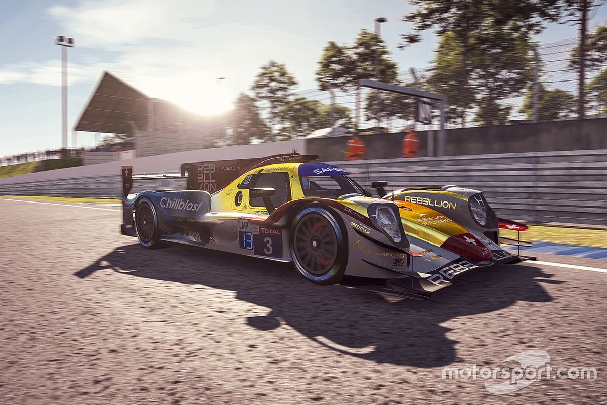 #3 Rebellion Williams Esport Oreca 07 LMP2: Yifei Ye, Arthur Rougier, Isaac Price, Jack Keithley