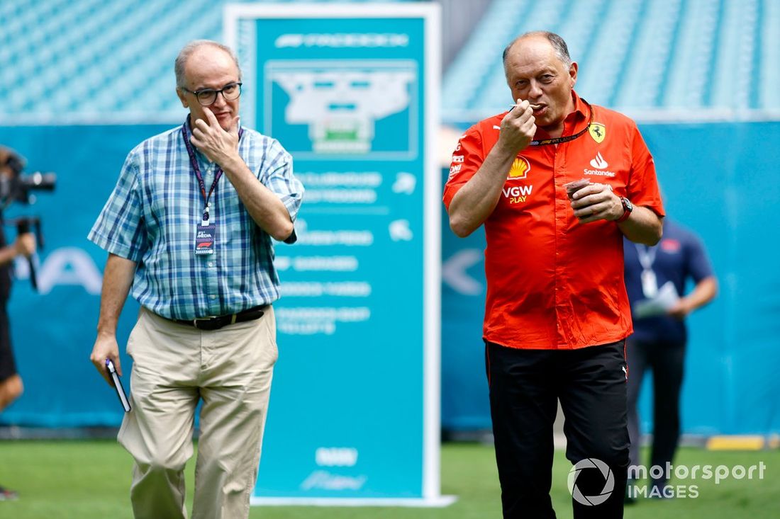 Frederic Vasseur, Director del equipo y Director General de la Scuderia Ferrari 